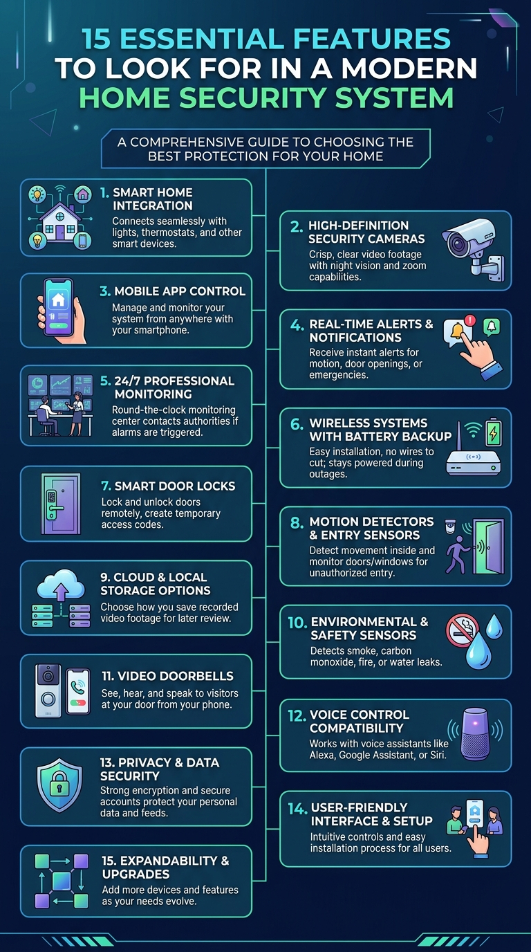 Essential Features in a Modern Home Security System