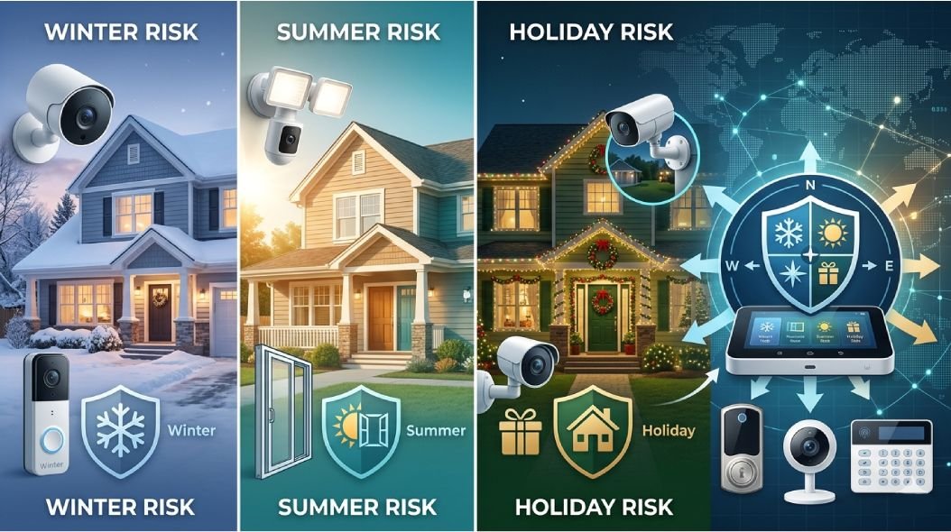 Seasonal Home Security: Adjusting Your System for Winter, Summer & Holiday Risks