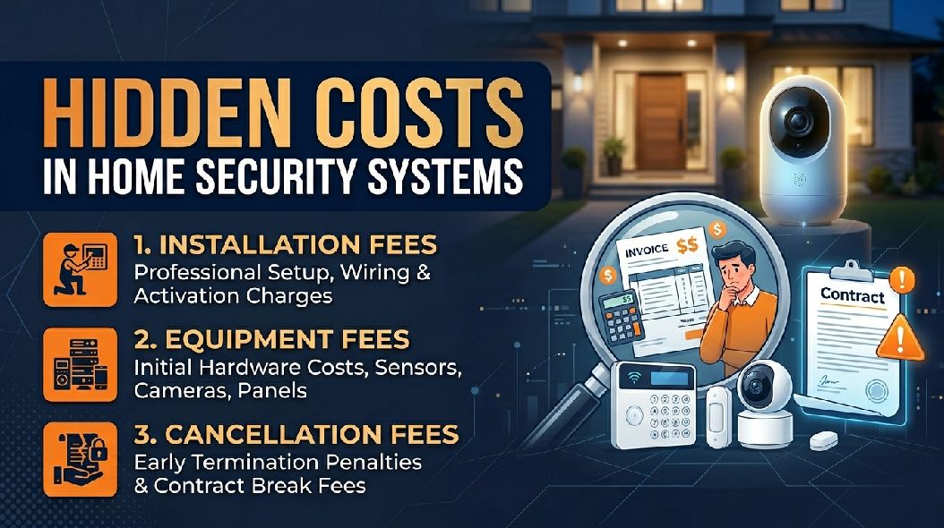 Hidden Costs in Home Security Systems: Installation, Equipment & Cancellation Fees