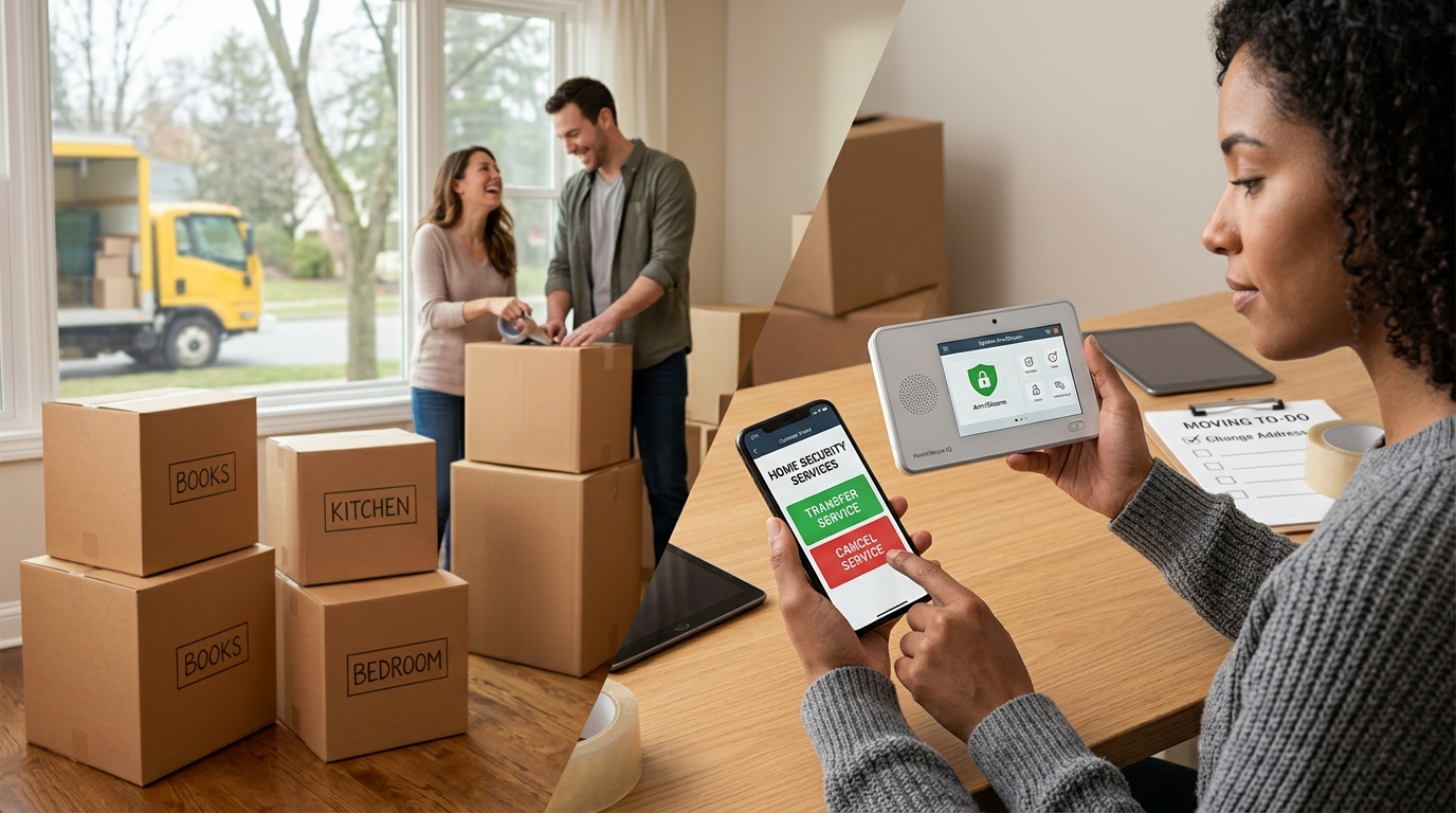 Moving Soon? How to Transfer or Cancel Your Home Security System